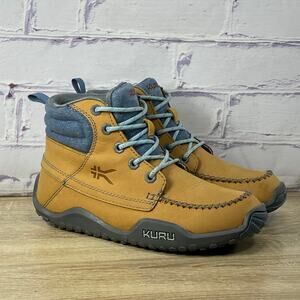 Kuru Quest Hiking Boots Women's 8 Wheat Lace Up Outdoor Orthotic Ankle Boots